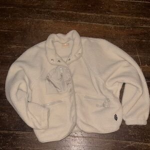 Free People movement teddy bear fleece jacket